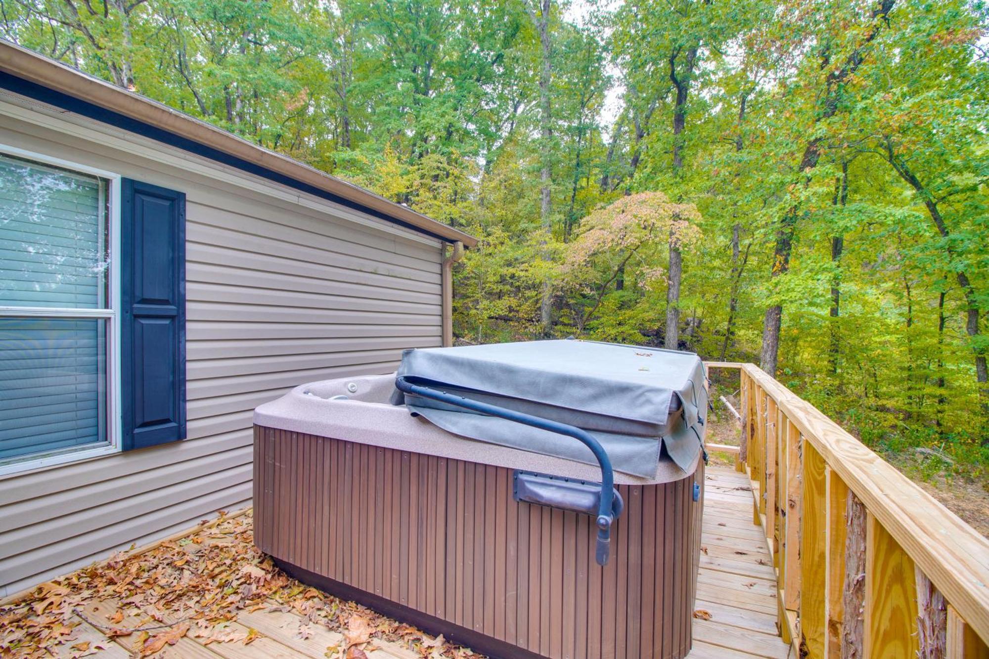 Ozark Mountain Cabin Rental On 300-Acre Ranch Bagian luar foto