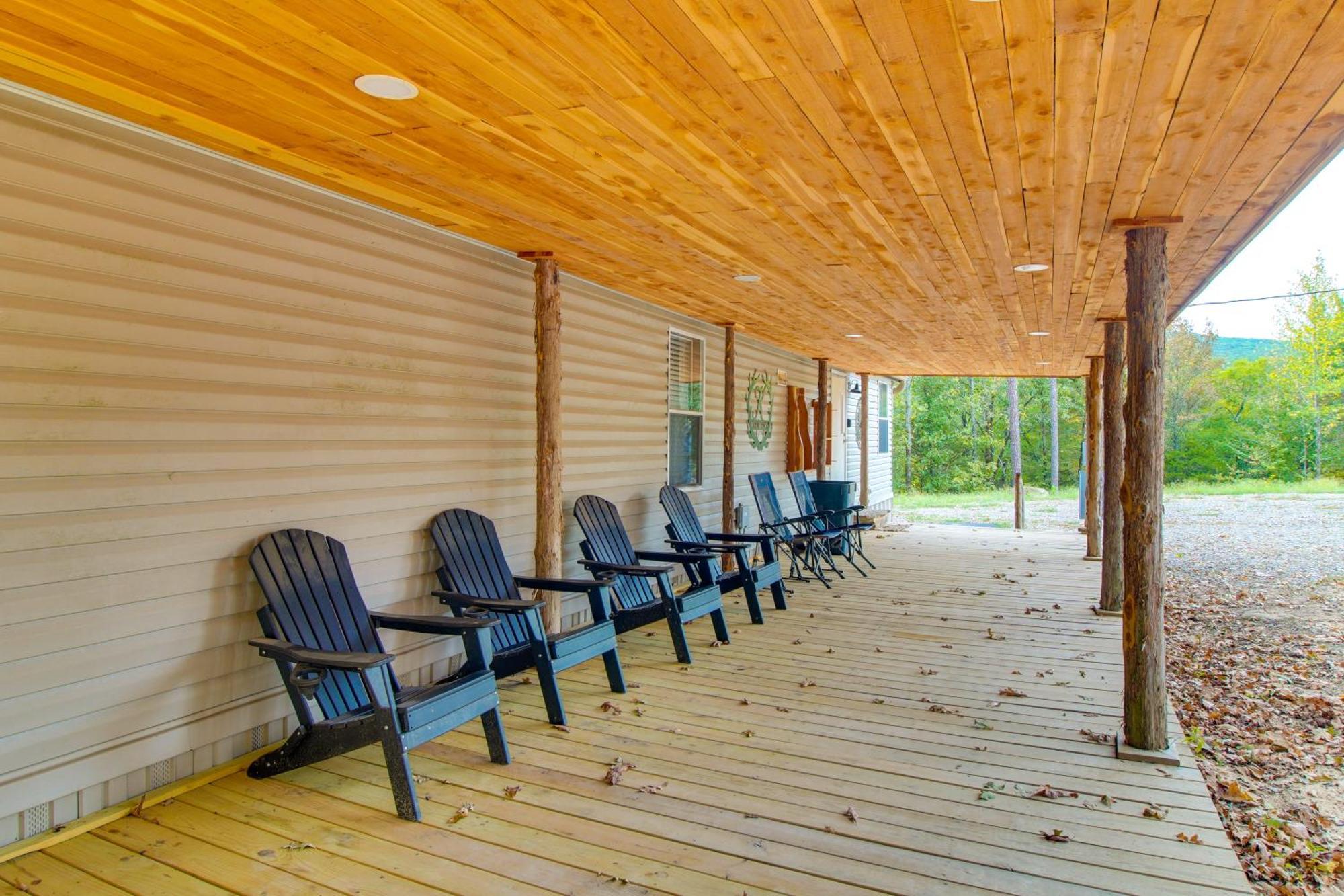 Ozark Mountain Cabin Rental On 300-Acre Ranch Bagian luar foto