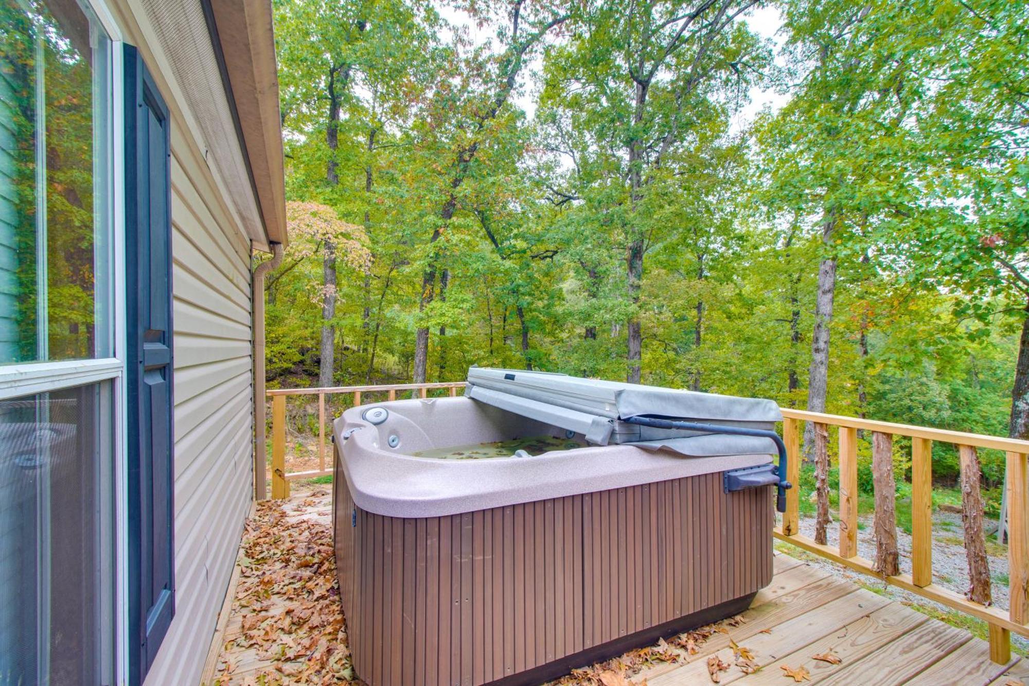 Ozark Mountain Cabin Rental On 300-Acre Ranch Bagian luar foto