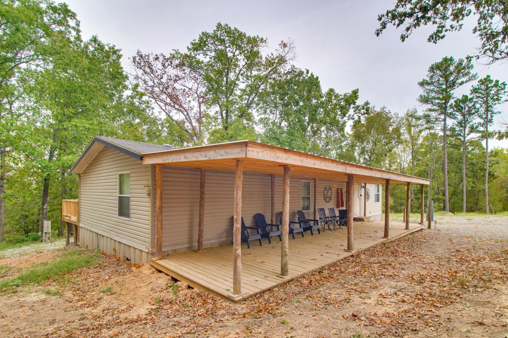 Ozark Mountain Cabin Rental On 300-Acre Ranch Bagian luar foto