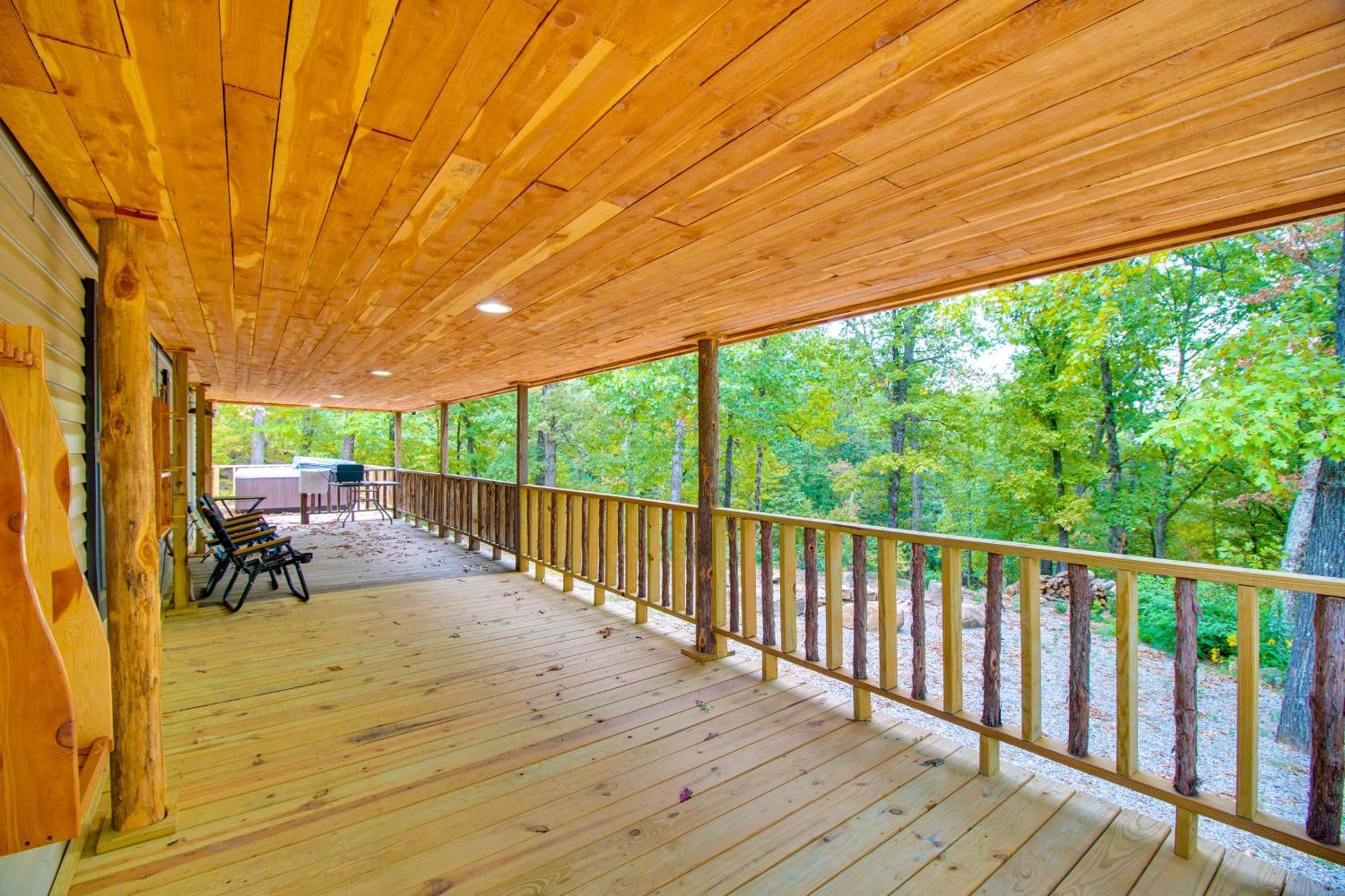 Ozark Mountain Cabin Rental On 300-Acre Ranch Bagian luar foto