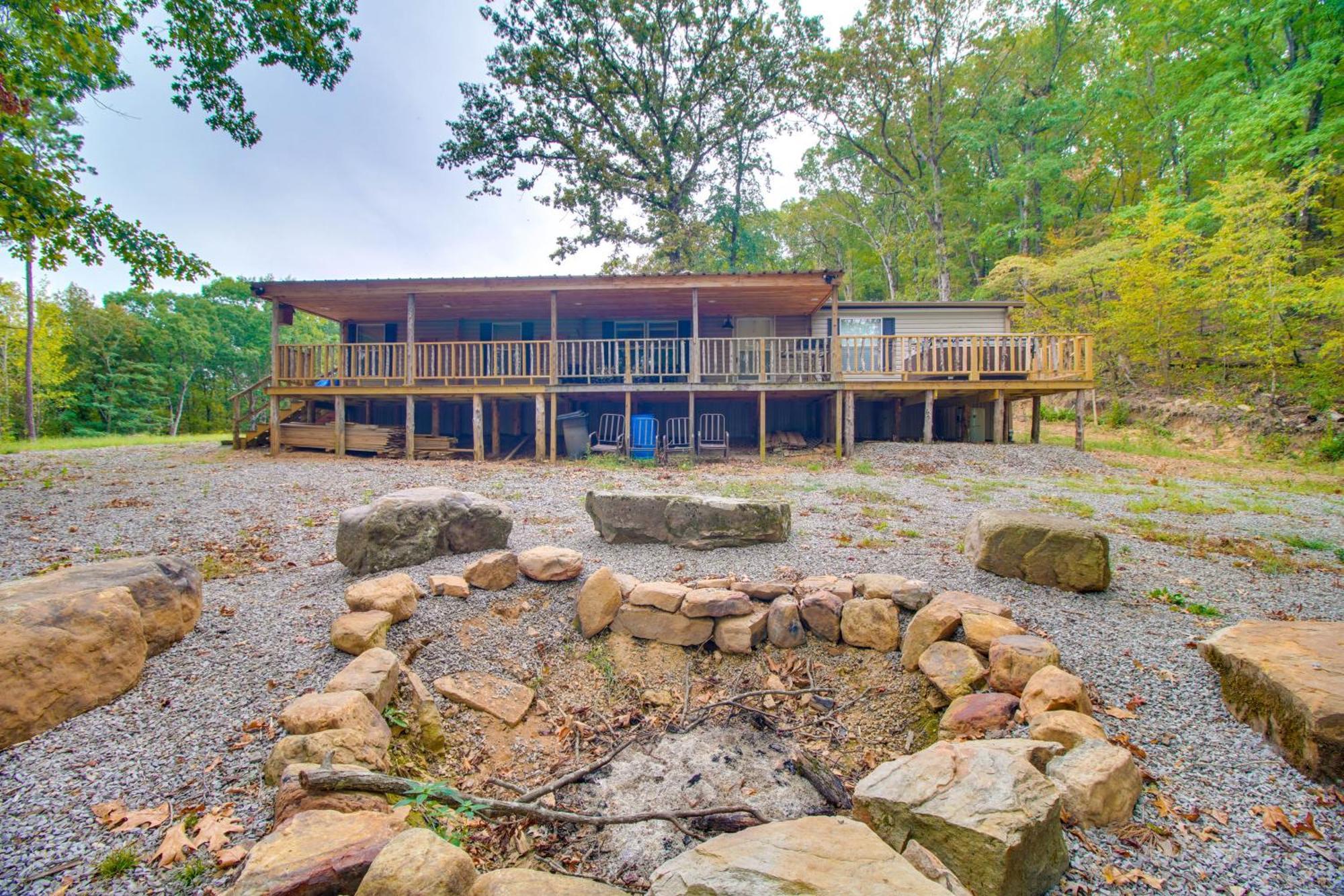 Ozark Mountain Cabin Rental On 300-Acre Ranch Bagian luar foto